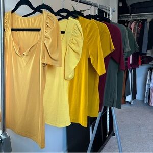 Amazon Essentials Express Womens Bundle of 7 Short Sleeve Pullover Tee S/M